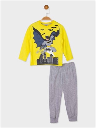 Jaju Baby Batman Lisanslı Erkek Çocuk Pijama Takımı